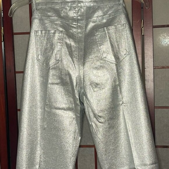Silver Metalic Pants - Picture 3 of 6